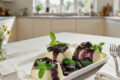 Budino di Semolino con Salsa di More