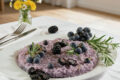 Risotto con Uva Fragola More e Gorgonzola
