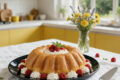 Torta Babà con Lamponi
