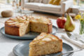 Torta con Farina di Ceci Ricotta e Frutta Autunnale