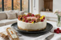 Cheesecake Senza Latticini con Yogurt Vegetale, Lamponi e Albarretta LoveLanghe