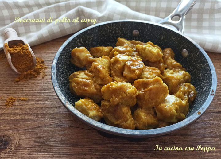 bocconcini di pollo al curry