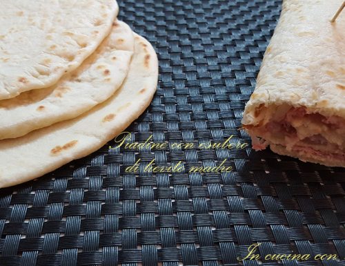 Piadine con esubero di lievito madre