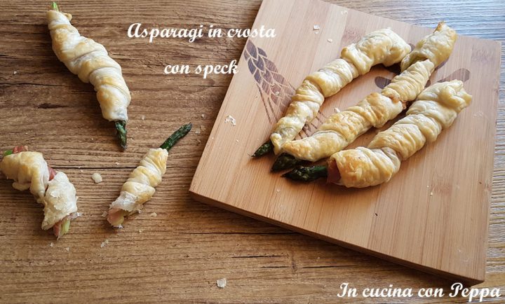 asparagi in crosta con speck