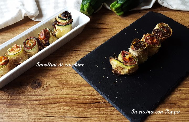 Involtini di zucchine con friggitrice ad aria - In cucina con Peppa