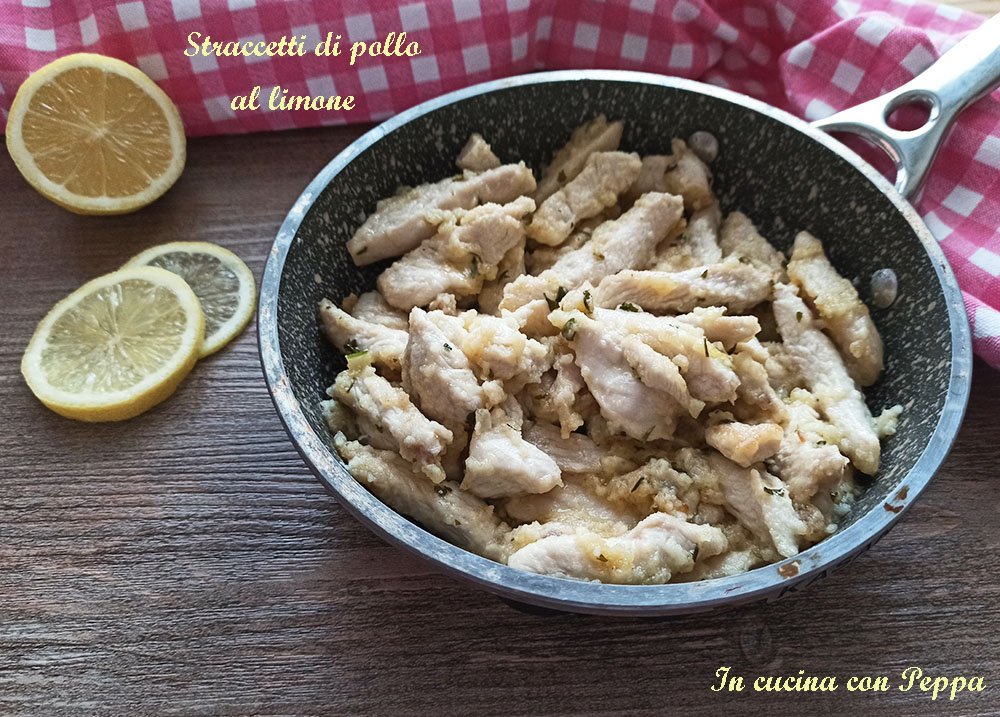 straccetti di pollo al limone