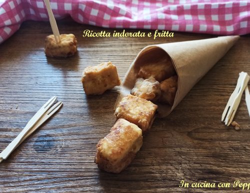 Ricotta indorata e fritta alla napoletana