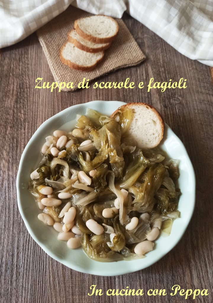 zuppa scarole e fagioli con cookeo