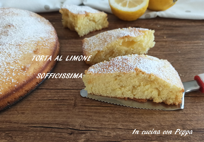 torta al limone sofficissima