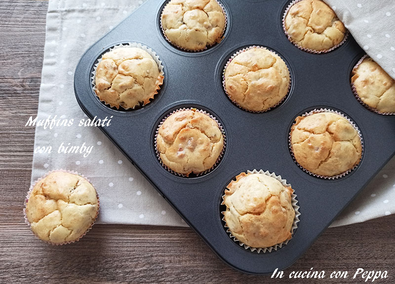 muffins salati con bimby