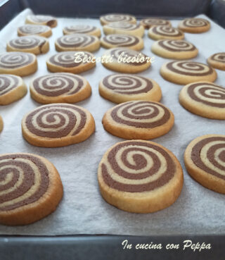 biscotti di frolla bicolore