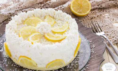 Torta mousse al limone Torta mousse al limone