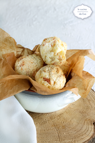 Polpette di riso e mortadella
