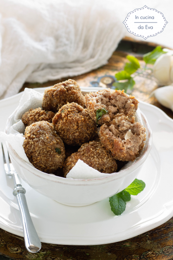 Polpette fritte senza uova
