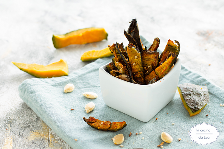 Buccia di zucca cotta al forno