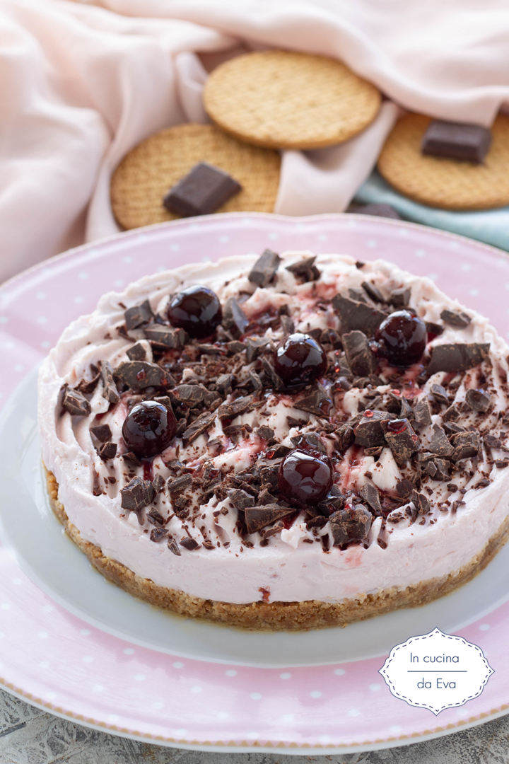 Cheesecake mascarpone ed yogurt greco Senza colla di pesce