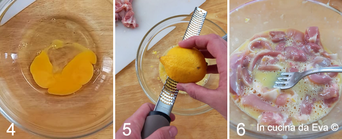 Sbattere-l'uovo-ed-aggiungere-carne-e-limone