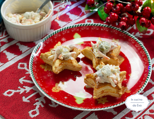 Vol au vent con giardiniera ed olive, ricetta facile, cotte in friggitrice ad aria