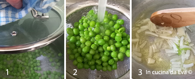 Bollitura-dei-piselli-e-cottura-della-cipolla