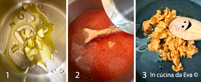 Preparazione-del-sugo-di-pomodoro-e-della-ventricina-in-padella