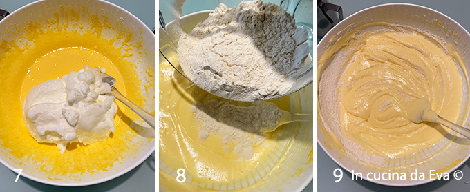 Aggiunta-di-albumi-e-farina-al-composto