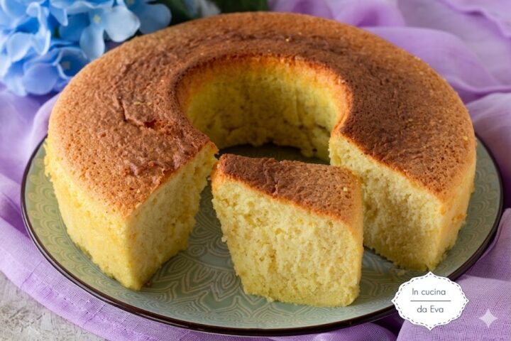 Chiffon cake al limone sofficissima