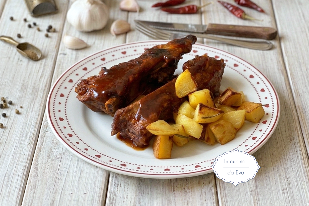 Costine di maiale in salsa Barbecue