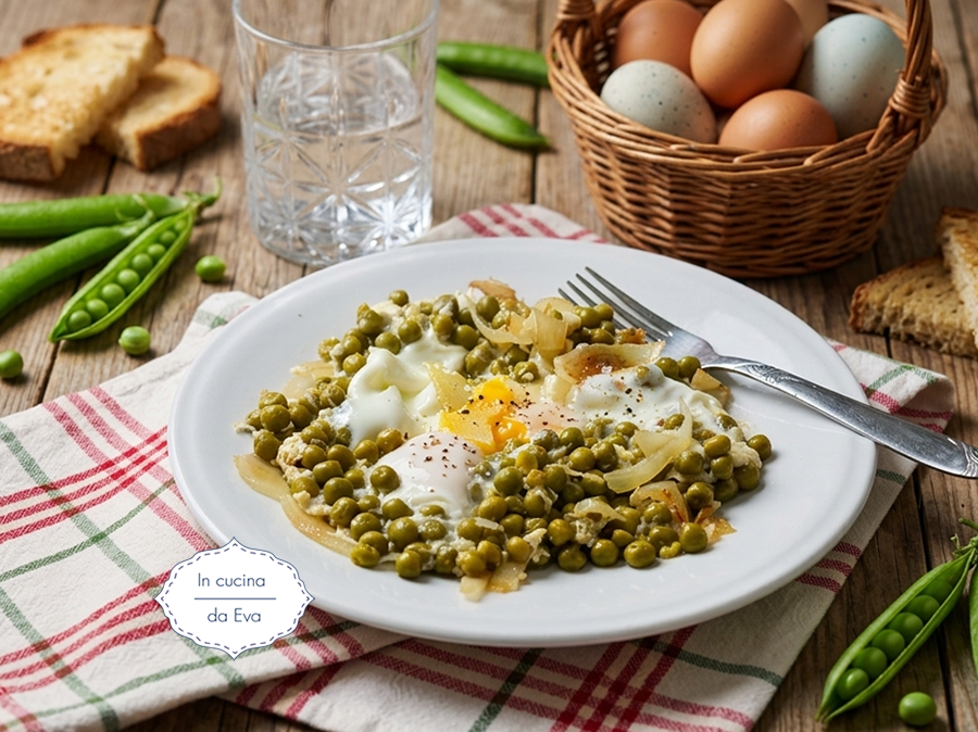 Uova-con-piselli-e-cipolla