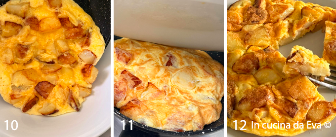 Cottura-della-frittata-con-le-patate