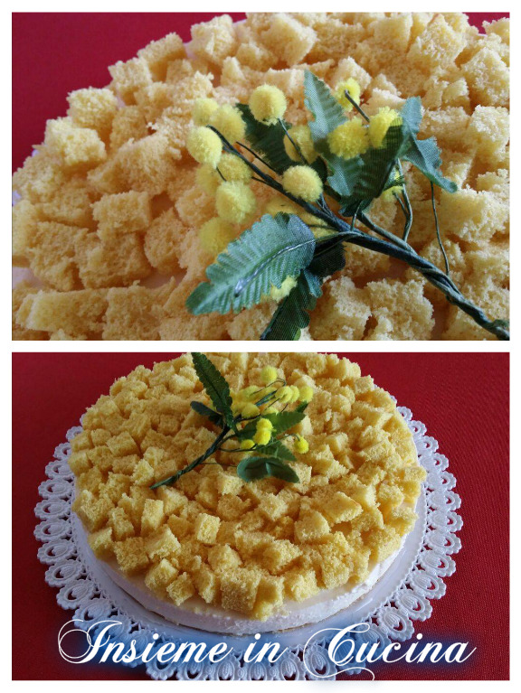 Semplice e gustosa cheesecake mimosa da dedicare a tutte le donne.