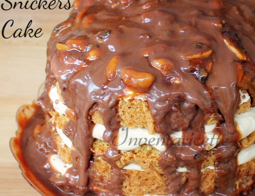 Snickers Cake | Torta snickers