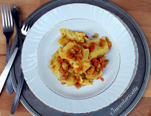 Ravioli ai funghi porcini con zucca e castagne