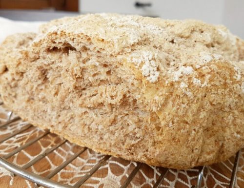 PANE INTEGRALE con lievito di birra e cotto nel forno di casa