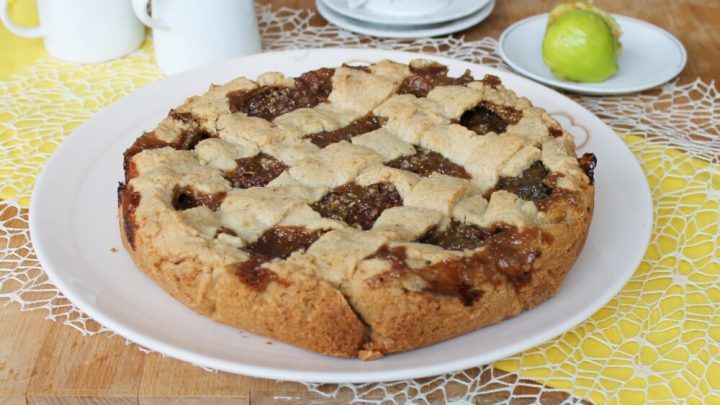 CROSTATA DI FICHI FRESCHI ricetta torta con fichi noci limone