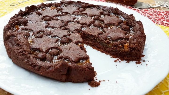 CROSTATA SENZA BURRO AL CACAO ricetta crostata fichi senza uova