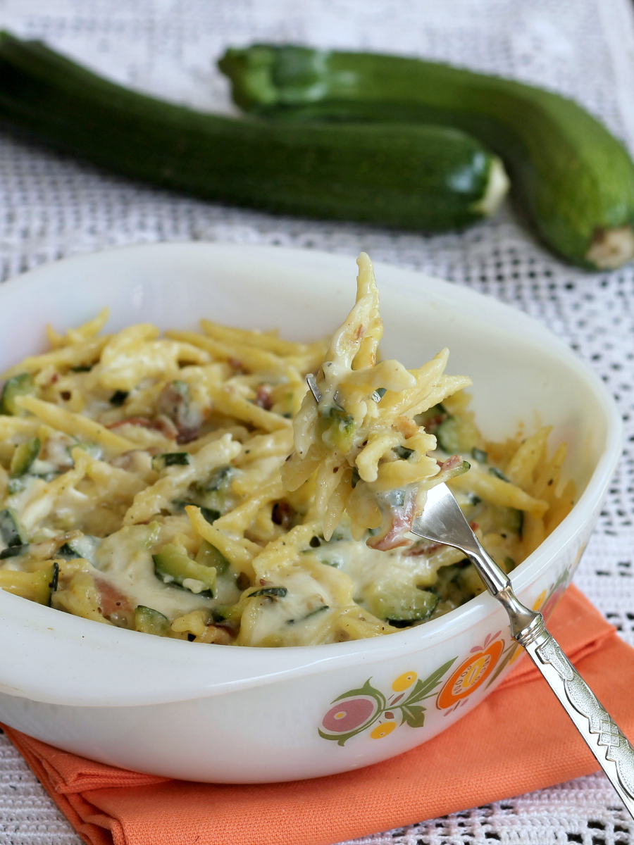 TROFIE AL FORNO CREMOSE ricetta primo piatto con zucchine