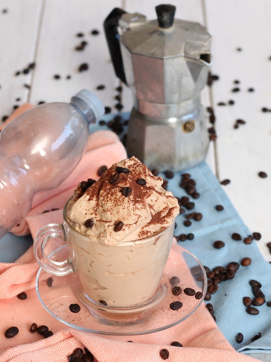 CREMA IN BOTTIGLIA CAFFE' E NUTELLA ricetta crema di caffè veloce