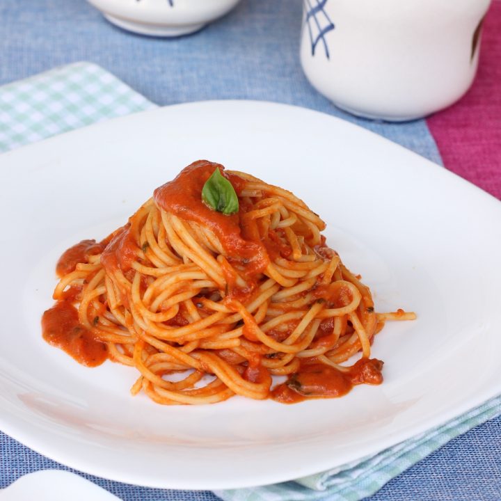 Ricetta Spaghetti Al Pomodoro Emulsionato | Pasta Con Crema Di Pomodoro