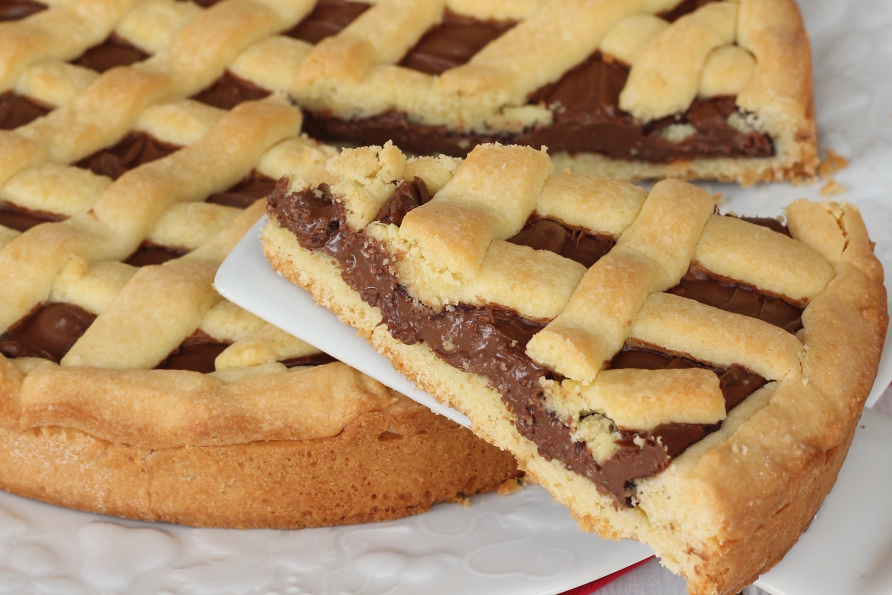 Crostata alla Nutella piu' buona del mondo | ricetta frolla dolce alla Nutella