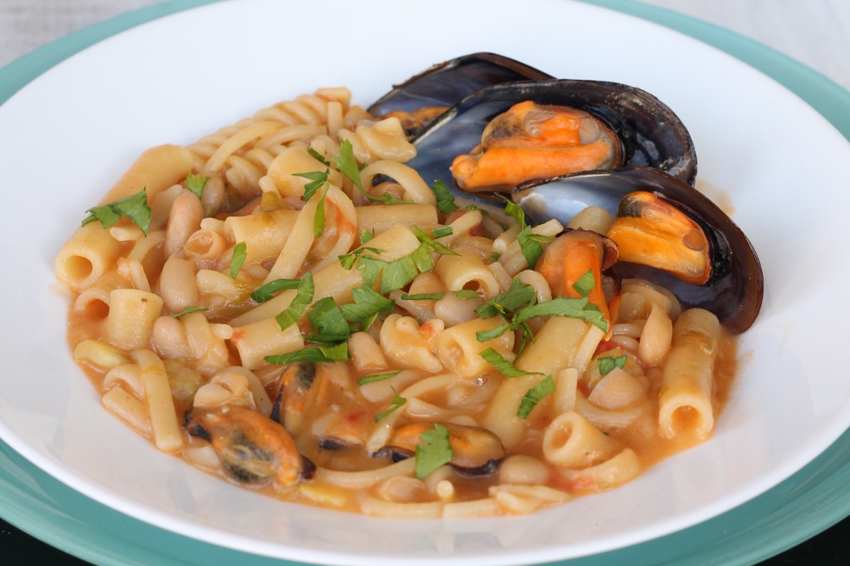 ricetta pasta e fagioli secchi