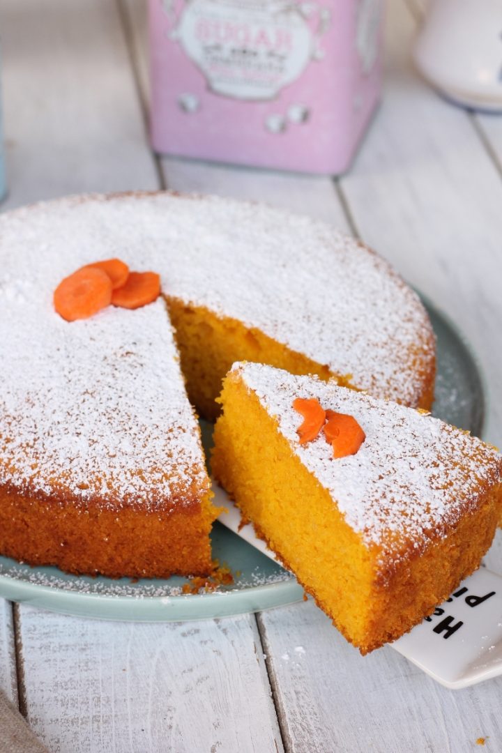 Torta Camilla | ricetta originale torta carote arancia mandorle morbidissima