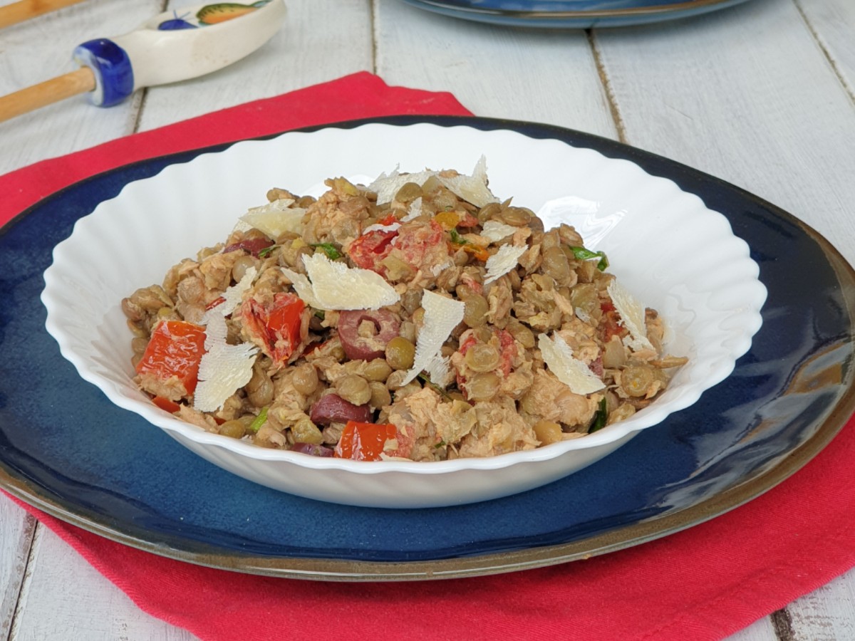 LENTICCHIE E TONNO ricetta insalata di lenticchie tonnata | piatto freddo