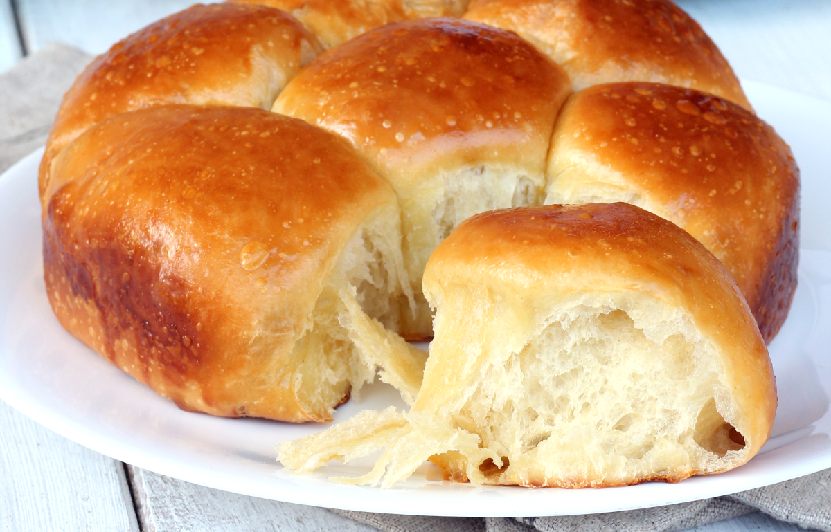 PAN BRIOCHE CON YOGURT GRECO danubio di pan brioche dolce