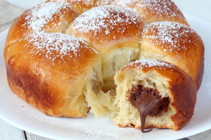 DANUBIO ALLA NUTELLA | danubio dolce con nutella | brioche con nutella