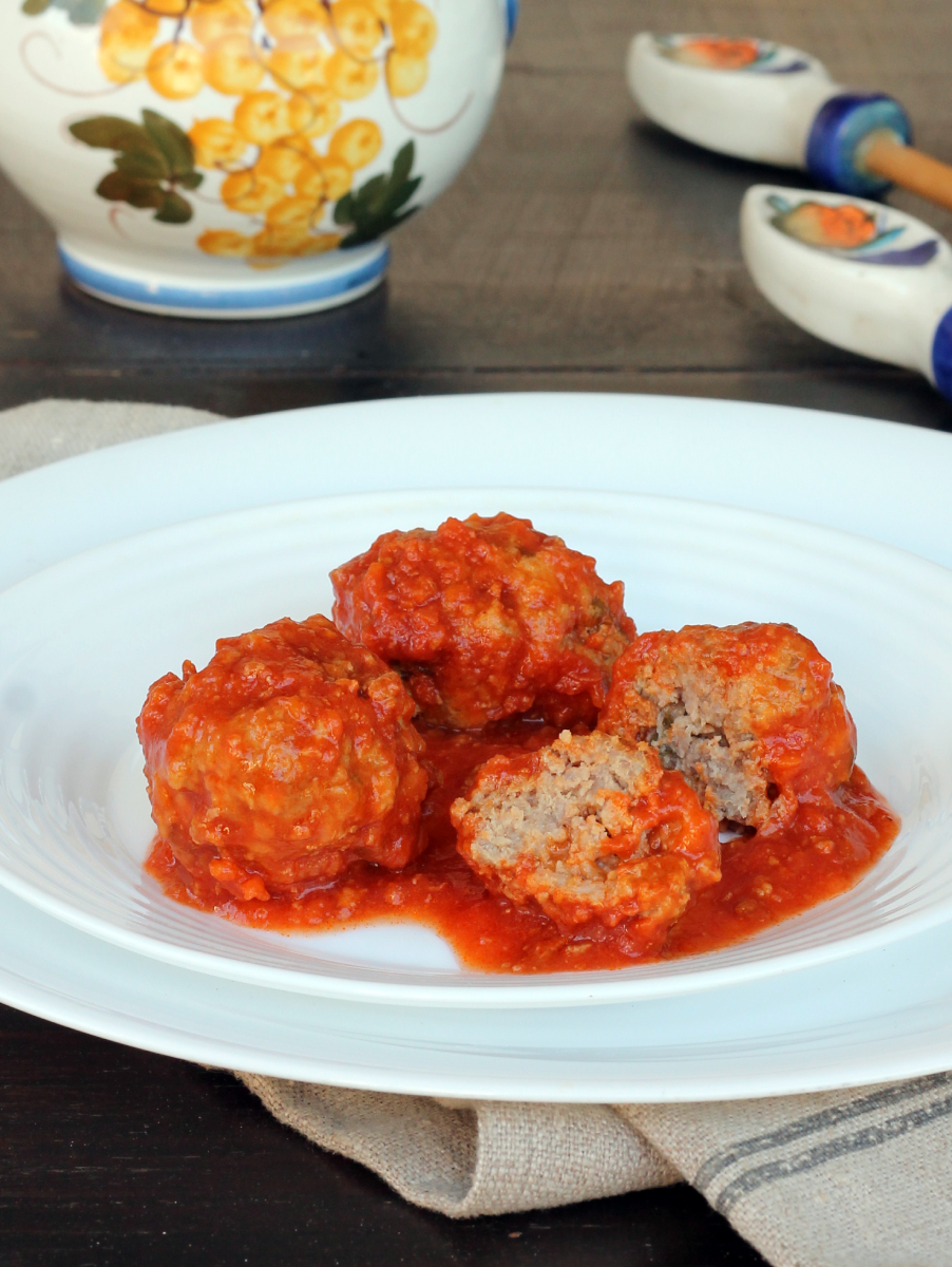 Polpette Di Carne Al Sugo Senza Friggere Ricetta Polpette In Umido