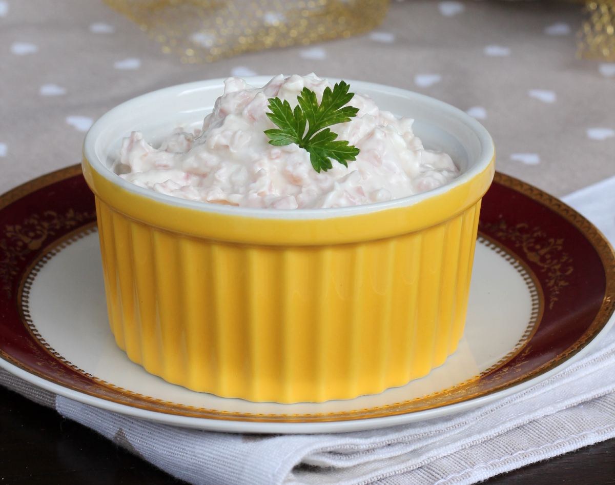 SALSA AL PROSCIUTTO COTTO crema di prosciutto cotto con maionese