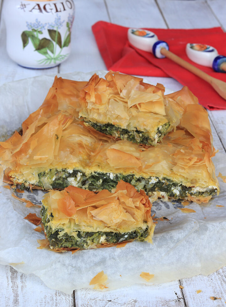 SPANAKOPITA ricetta originale greca | rustico tipico greco con spinaci