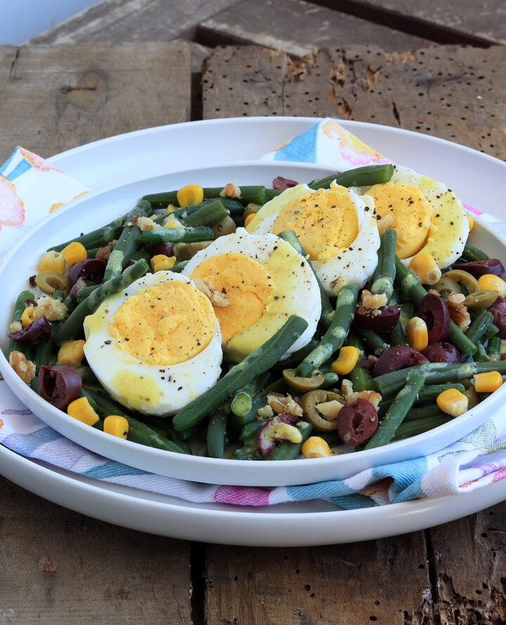 INSALATA DI FAGIOLINI SFIZIOSA ricetta insalata fredda con uova sode