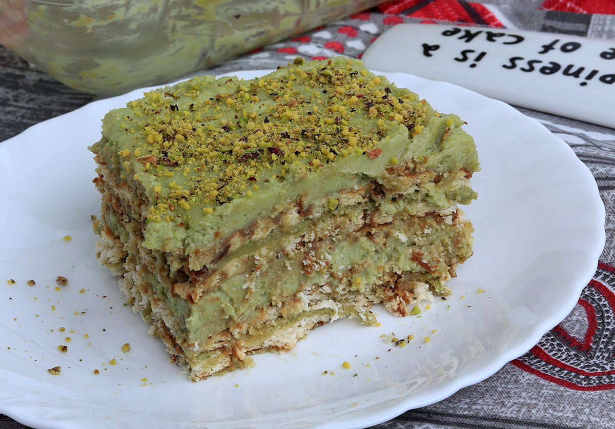 Mattonella Oro Saiwa mascarpone e pistacchio | Inventaricette