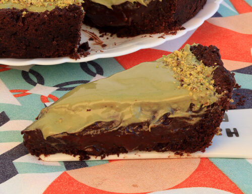 CROSTATA CON CREMA AL CIOCCOLATO CAFFè E PISTACCHIO